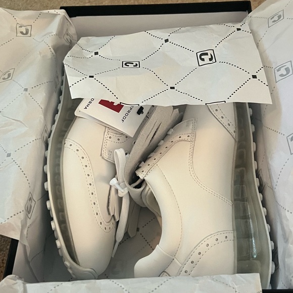 Duca Del Cosma Bellezza White size 38 NWT Golf Shoe - Picture 7 of 9